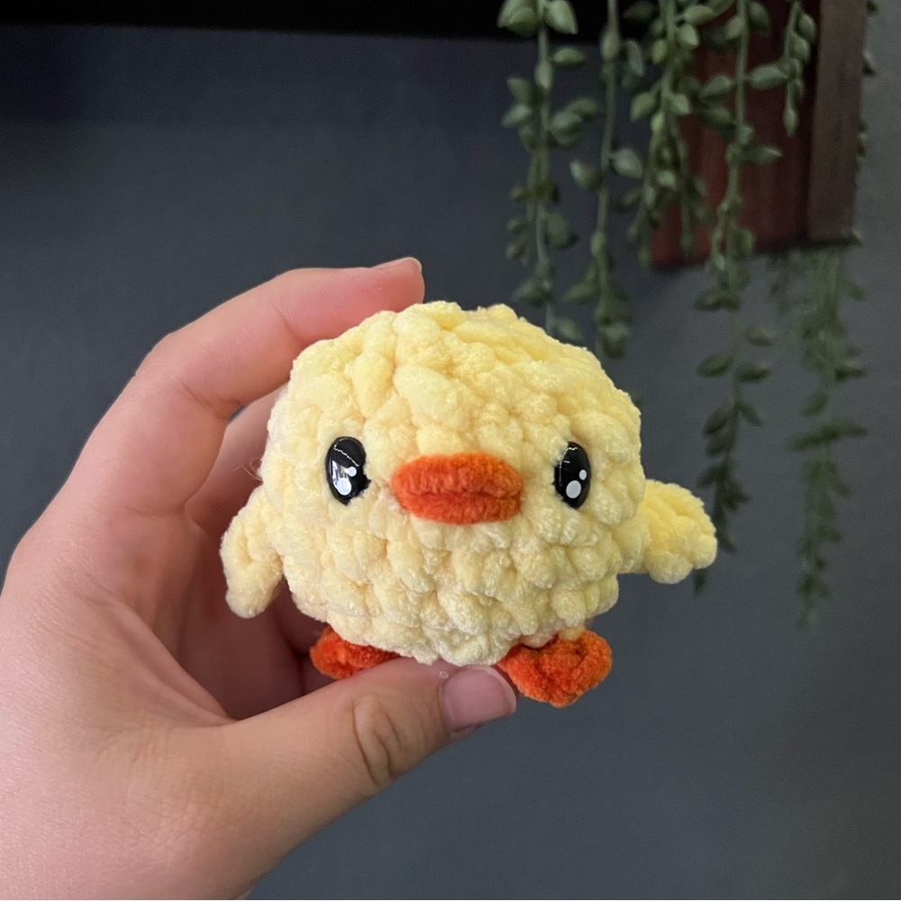 Crochet Yellow Chick Amigurumi